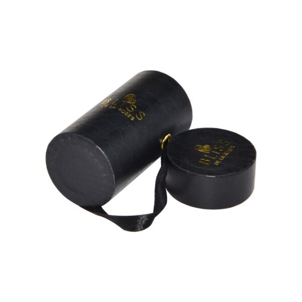 PU Leather Paper Tube Box Cardboard Cylindrical Gift Box for Single Preserved Rose Packaging with Silk Handle