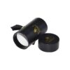 PU Leather Paper Tube Box Cardboard Cylindrical Gift Box for Single Preserved Rose Packaging with Silk Handle