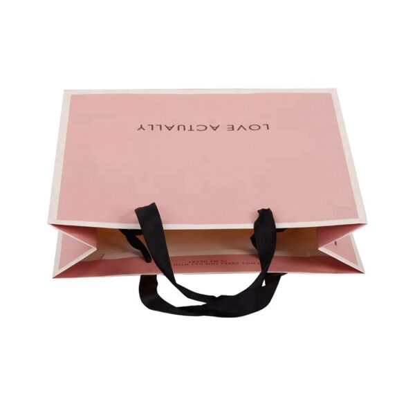 Paper Bags with Handles, Custom Paper Bags with Handles, Custom Printed Paper Gift Bags with Silk Handle