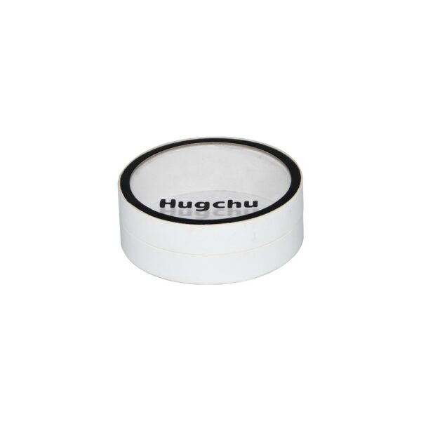 Paper Tube Box with Visible Clear Plastic Window Cap for Gift Packaging, Custom Paper Cylinder Round Box