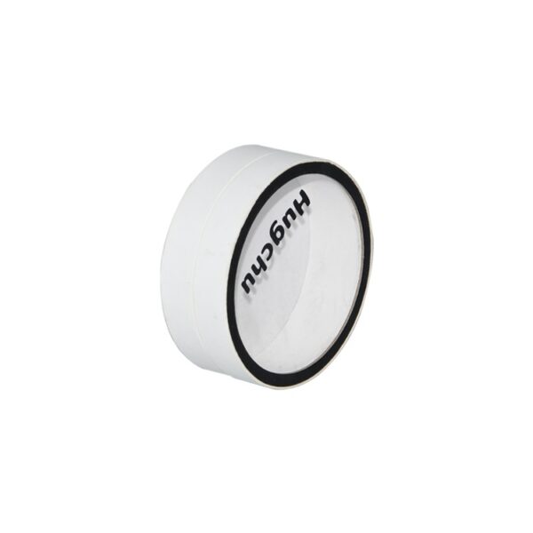 Paper Tube Box with Visible Clear Plastic Window Cap for Gift Packaging, Custom Paper Cylinder Round Box