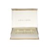 Personalised Gold Magnetic Gift Boxes with Gold Plastic Holder for Beauty Packaging at Cheapest Price in China