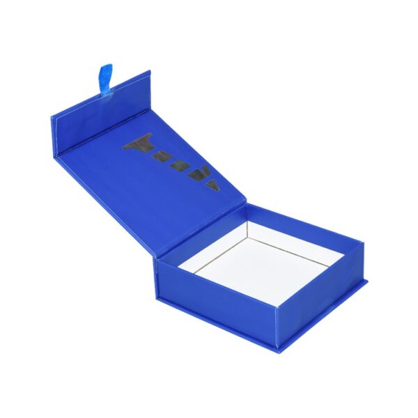 Personalised Magnetic Gift Boxes, Jewelry Magnetic Closure Gift Boxes with Silver Hot Foil Stamping Logo