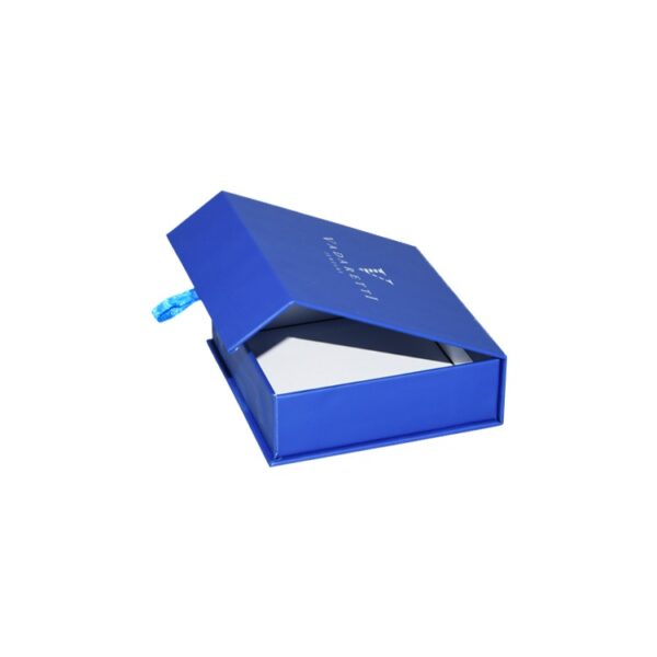 Personalised Magnetic Gift Boxes, Jewelry Magnetic Closure Gift Boxes with Silver Hot Foil Stamping Logo