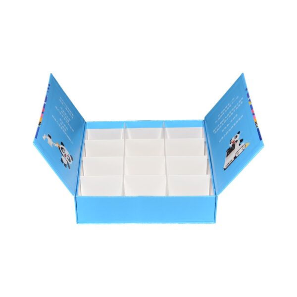 Personalised Promotional Blind Box Packaging Advent Calendar with Double Side Open and Glossy Lamination