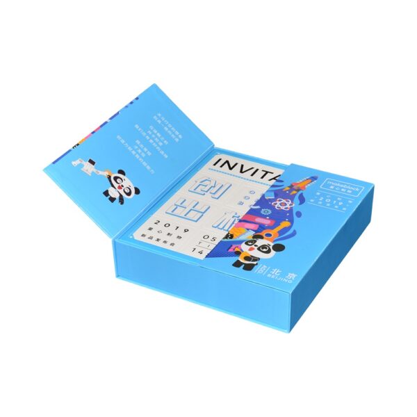 Personalised Promotional Blind Box Packaging Advent Calendar with Double Side Open and Glossy Lamination