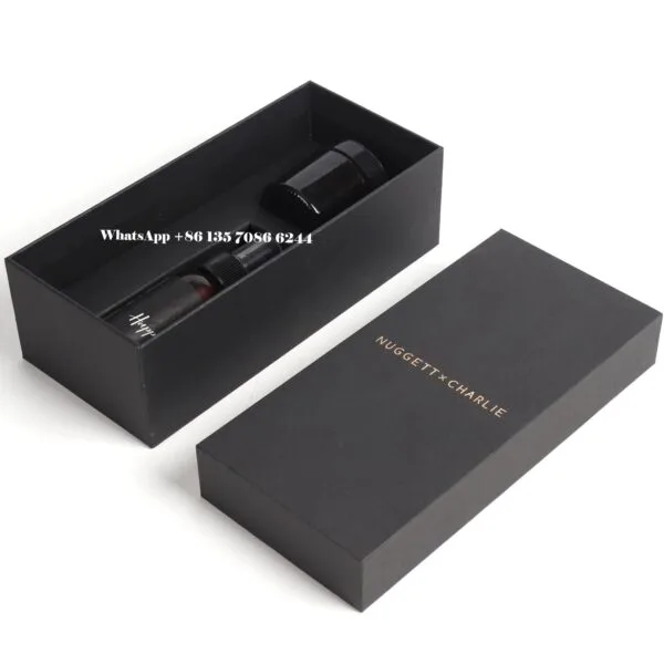 Empaquetado en caja de regalo con tapa extraíble para bruma facial personalizada