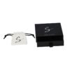 Personalized Paper Drawer Slider Box for Jewelry Packaging with Jute Bags and Silver Hot Foil Stamping Logo