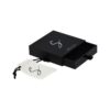 Personalized Paper Drawer Slider Box for Jewelry Packaging with Jute Bags and Silver Hot Foil Stamping Logo