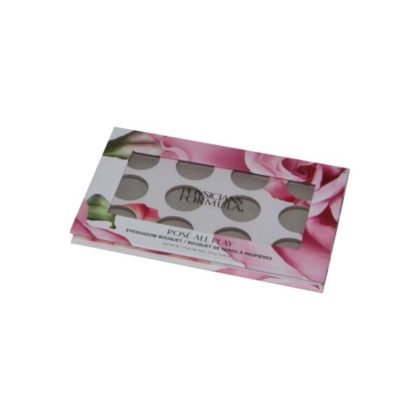 Popular 12 Pans Slots Empty Magnetic Makeup Eyeshadow Palettes with Custom Printing and Clear Windows