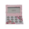 Popular 12 Pans Slots Empty Magnetic Makeup Eyeshadow Palettes with Custom Printing and Clear Windows