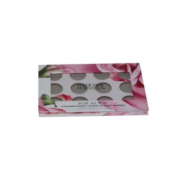 Popular 12 Pans Slots Empty Magnetic Makeup Eyeshadow Palettes with Custom Printing and Clear Windows
