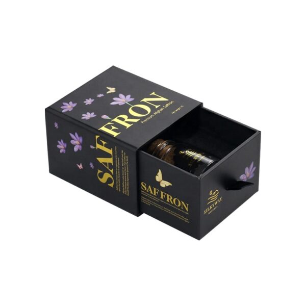 Popular Perfume Packaging Box Ideas Paper Sliding Drawer Gift Box for Fragrances Packaging with EVA Foam Holder