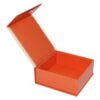 Premium Luxury Magnetic Gift Boxes for Tom Ford Packaging, Custom Orange Color Rigid Setup Magnetic Boxes
