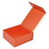 Premium Luxury Magnetic Gift Boxes for Tom Ford Packaging, Custom Orange Color Rigid Setup Magnetic Boxes