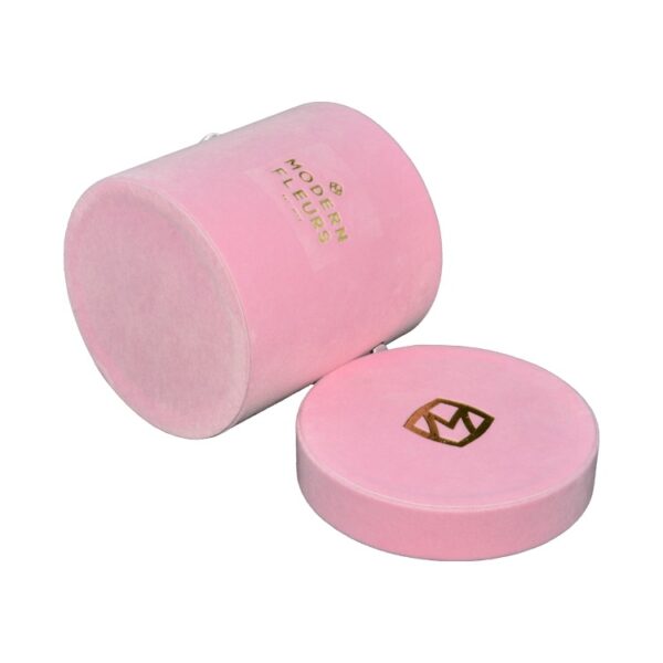Premium Quality Handmade Suede Round Flower Boxes, Velvet Round Flower Boxes, Preserved Roses Boxes