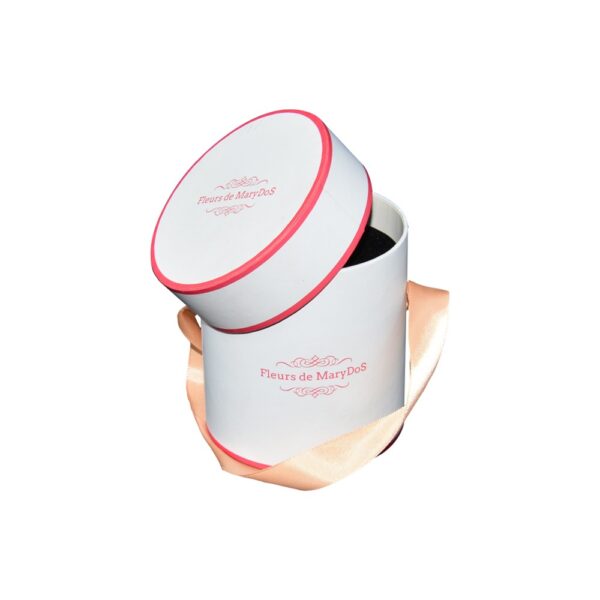 Premium Quality Round Flower Box, Custom Made Single Rose Packaging Box, Flower Round Cardboard Boxes