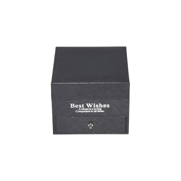 Preserved Red Roses Flower Box Preserved Flower Gift Box with Silver Hot Foil Stamping Logo for Valentine's Day