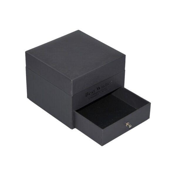 Preserved Red Roses Flower Box Preserved Flower Gift Box with Silver Hot Foil Stamping Logo for Valentine's Day