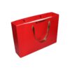 Printed Luxury Promotional Paper Merchandise Retail Shopping Bags with Silk Handle and Glossy Lamination Logo
