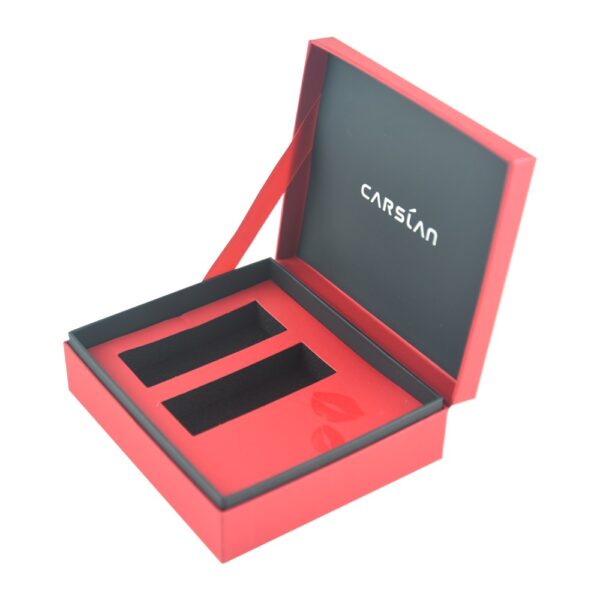 Printed Luxury Rigid Gift Box Packaging for Cosmetic Beauty Pamper Hamper with Velvet Foam Holder