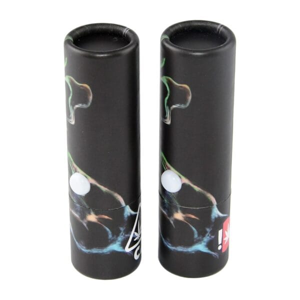 Recyclable Child Resistant Cardboard Tubes for Vape Cartridge Packaging with Press Button and EVA Holder