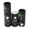 Recyclable Child Resistant Cardboard Tubes for Vape Cartridge Packaging with Press Button and EVA Holder