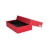 Red Rigid Cardboard Lid and Base Gift Box for Tableware Packaging and Cookware Packaging with Foam Holder