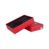 Red Rigid Cardboard Lid and Base Gift Box for Tableware Packaging and Cookware Packaging with Foam Holder