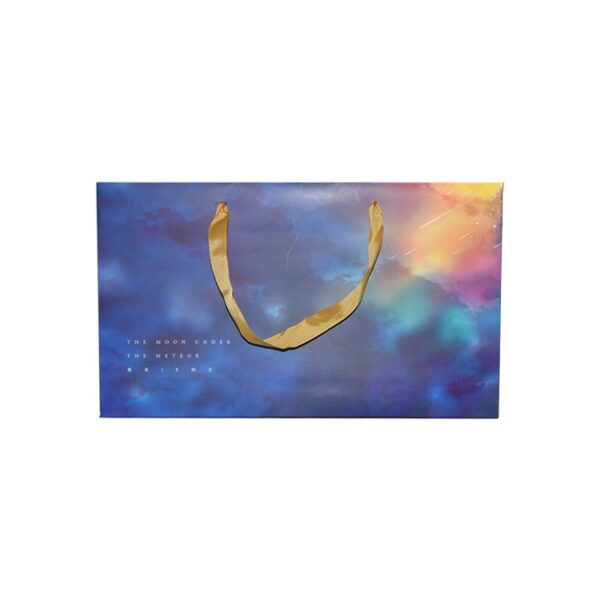 Bedruckte Papiertragetaschen für den Einzelhandel Papiertragetaschen mit Seidengriff in kundenspezifischen Größen und Farben