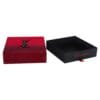 Rigid Cardboard Sliding Out Drawer Gift Boxes for Yves Saint Laurent Packaging with Velvet Coated on Surface