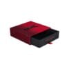 Rigid Cardboard Sliding Out Drawer Gift Boxes for Yves Saint Laurent Packaging with Velvet Coated on Surface