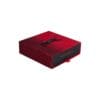 Rigid Cardboard Sliding Out Drawer Gift Boxes for Yves Saint Laurent Packaging with Velvet Coated on Surface