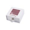 Rigid Drawer Box, Cardboard Sliding Drawer Gift Boxes with Satin Holder and Clear Window for Jewelry Packaging