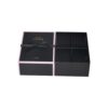 Rigid Setup Top and Bottom Gift Box for Beauty Blender Packaging with Silk Bowknot and Cardboard Dividers