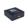 Satin Lined Wigs Packaging Box Human Virgin Hair Extension Drawer Gift Box with Diamond Knob and Clear Window