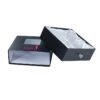 Satin Lined Wigs Packaging Box Human Virgin Hair Extension Drawer Gift Box with Diamond Knob and Clear Window