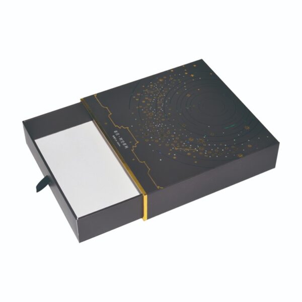 Sliding Box Packaging, Slide Out Box Packaging, Sliding Cardboard Box with Silk Handle for Cosmetic Packaging