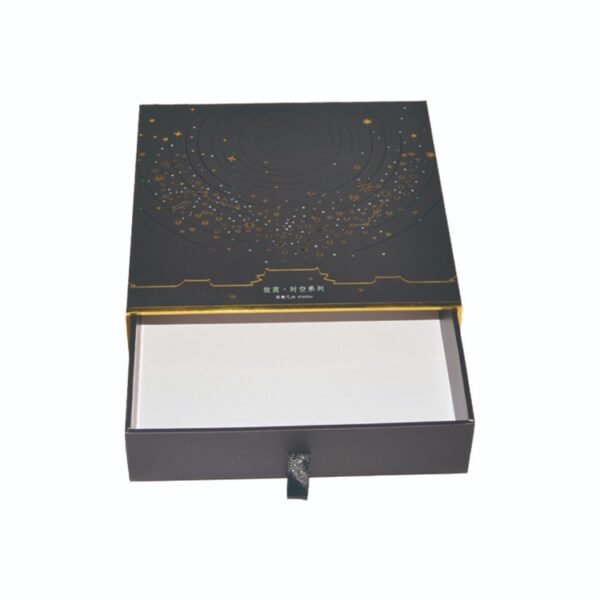 Sliding Box Packaging, Slide Out Box Packaging, Sliding Cardboard Box with Silk Handle for Cosmetic Packaging