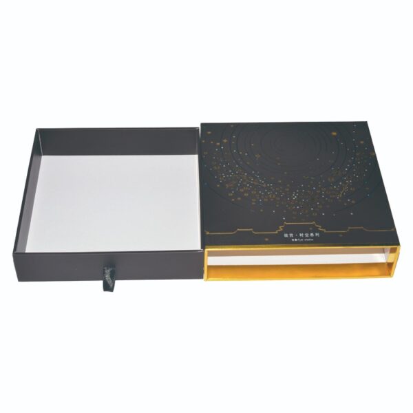Sliding Box Packaging, Slide Out Box Packaging, Sliding Cardboard Box with Silk Handle for Cosmetic Packaging