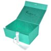 Sparkly Glitter Rigid Stacking Collapsible Gift Box with Magnetic Closure for Luxury Hair Extension Packaging