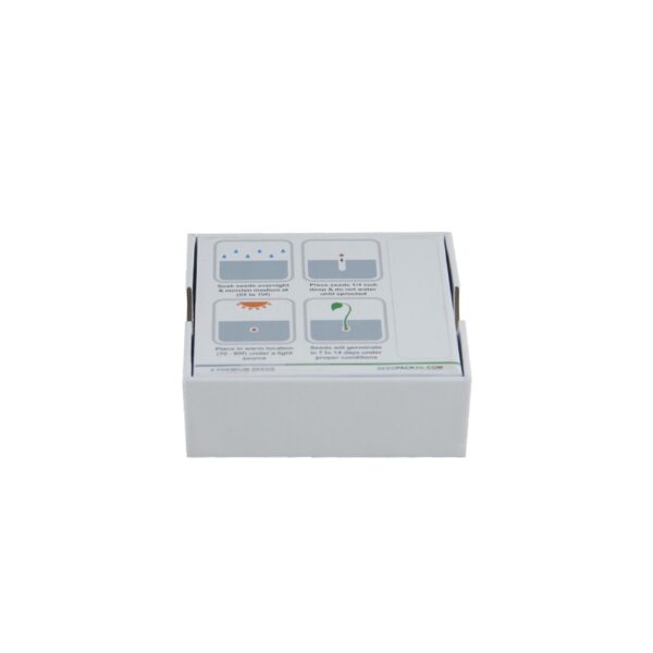 Two Part Lift Off Lid Gift Boxes Rigid Gift Box with Separate Lift Off Lid for Seed Packaging with EVA Foam Holder