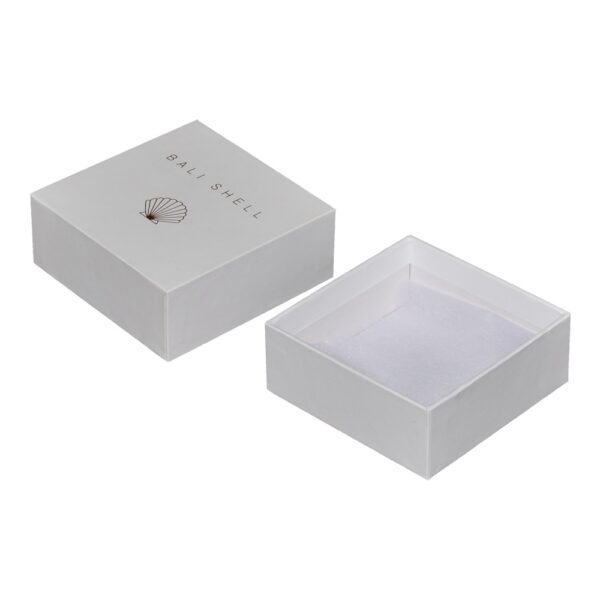 Two Piece Traditional Gift Boxes with Separate Lift off Lid for Jewelry Packaging with Gold Hot Foil Stamping