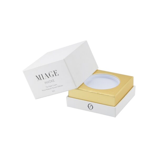 Unique Customized Rigid Paper Perfume Candle Glass Jar Bottle Candle Lift off Lid Gift Box Packaging with EVA Holder