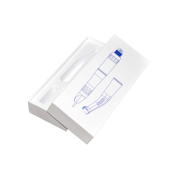 White Gift Packaging Paper Box in Lid and Base Style with EVA Foam Holder for Electric Toothbrush Packaging
