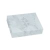White Marble Pattern Rigid Setup Lid and Base Paper Gift Boxes for Chocolate Packaging with 15 Cardboard Dividers
