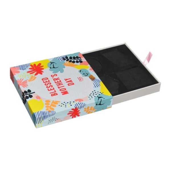Wholesale Custom Logo Cardboard Drawer Slide Box with Foam Inlay and Silk Handle for Holiday Gift Packaging