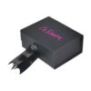 Wholesale Luxury Black A5 Deep Folding Gift Boxes with Changeable Ribbon Collapsible Magnetic Gift Boxes