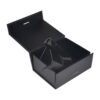 Wholesale Luxury Black A5 Deep Folding Gift Boxes with Changeable Ribbon Collapsible Magnetic Gift Boxes