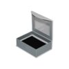 Wholesale Luxury Custom Design Magnetic Closure Gift Box with Clear Window Magnetic Closure Flip Cover